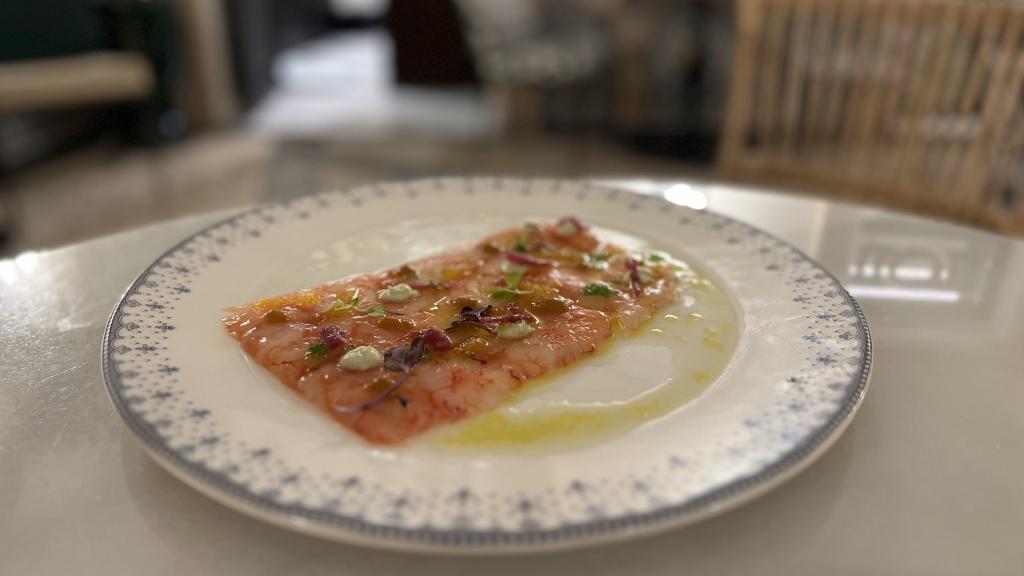 Carpaccio de Gamba Roja