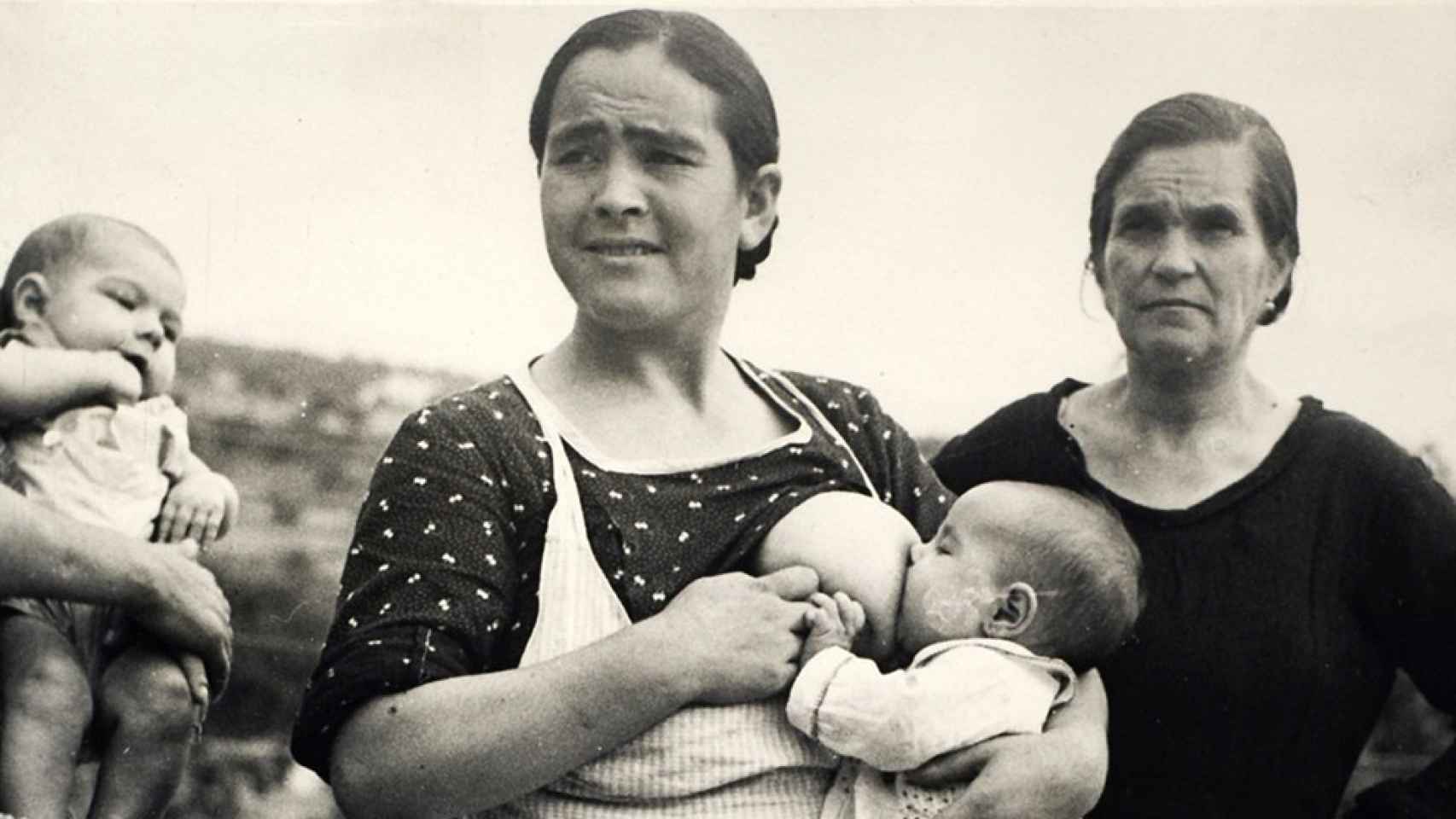 Un nacimiento de un bebé, allá por 1937