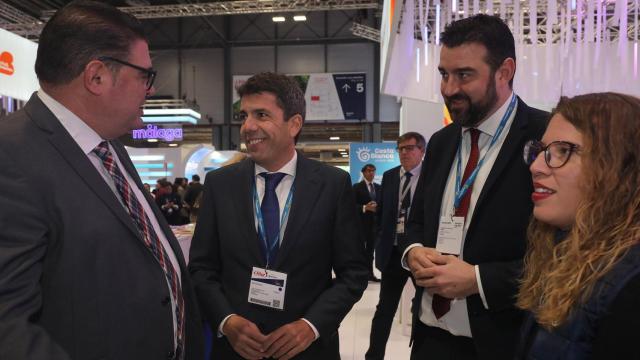 Carlos Mazón y José Mancebo, en la última edición de Fitur.