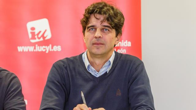 El coordinador autonómico de Izquierda Unida en Castilla y León, Juan Gascón