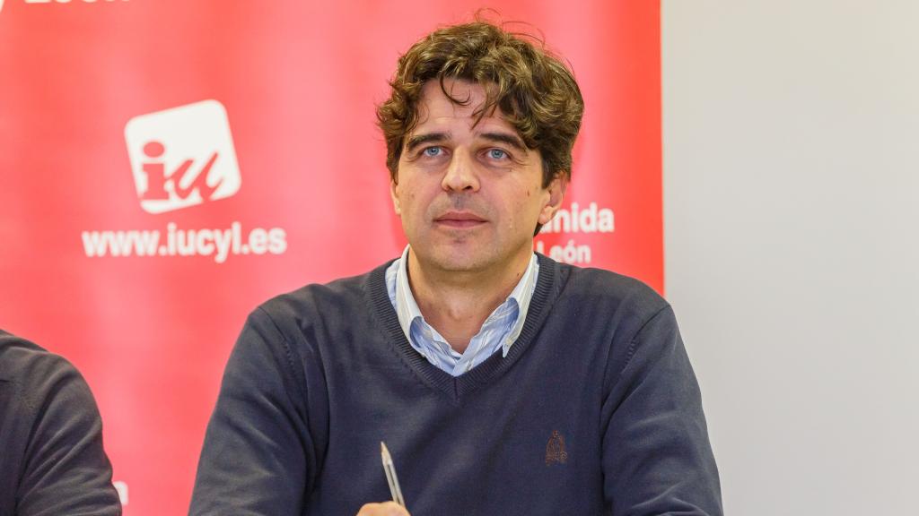 El coordinador autonómico de Izquierda Unida en Castilla y León, Juan Gascón