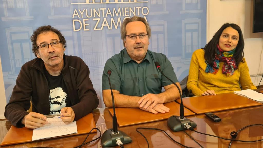 Guarido en la rueda de prensa de este martes.