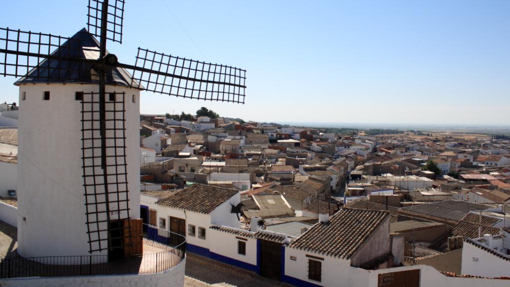 Vista general de la localidad de Campo de Criptana (Ciudad Real).