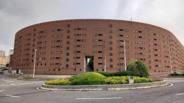 Uno de los mayores edificios de A Coruña: el de viviendas de protección oficial en Labañou