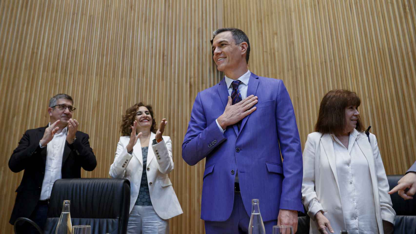 El presidente del Gobierno, Pedro Sánchez, este miércoles en el Congreso de los Diputados.