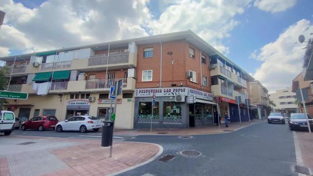 La esquina de las calles Sagunto y Nuestra Señora de las Mercedes, en Pozuelo de Alarcón.