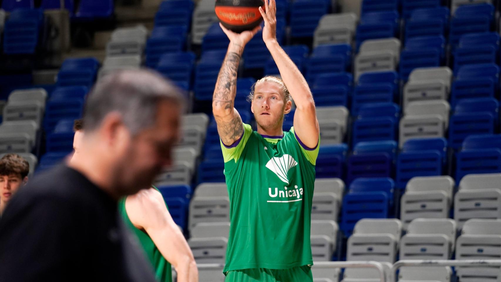 Dylan Osetkowski, jugador del Unicaja de Málaga