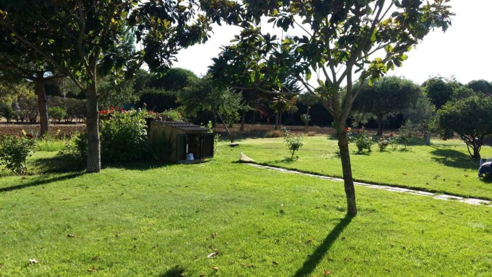 Jardín de la casa de campo en venta en Coreses