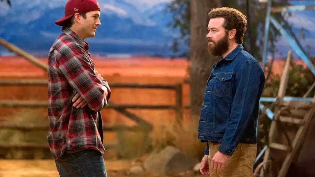 Ashton Kutcher y Danny Masterson en 'The Ranch'