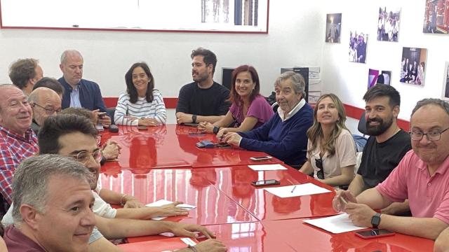 Reunión del PSdeG en A Coruña.