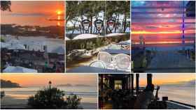 Selección de cinco terrazas para disfrutar de los mejores atardeceres en la ría de Vigo.