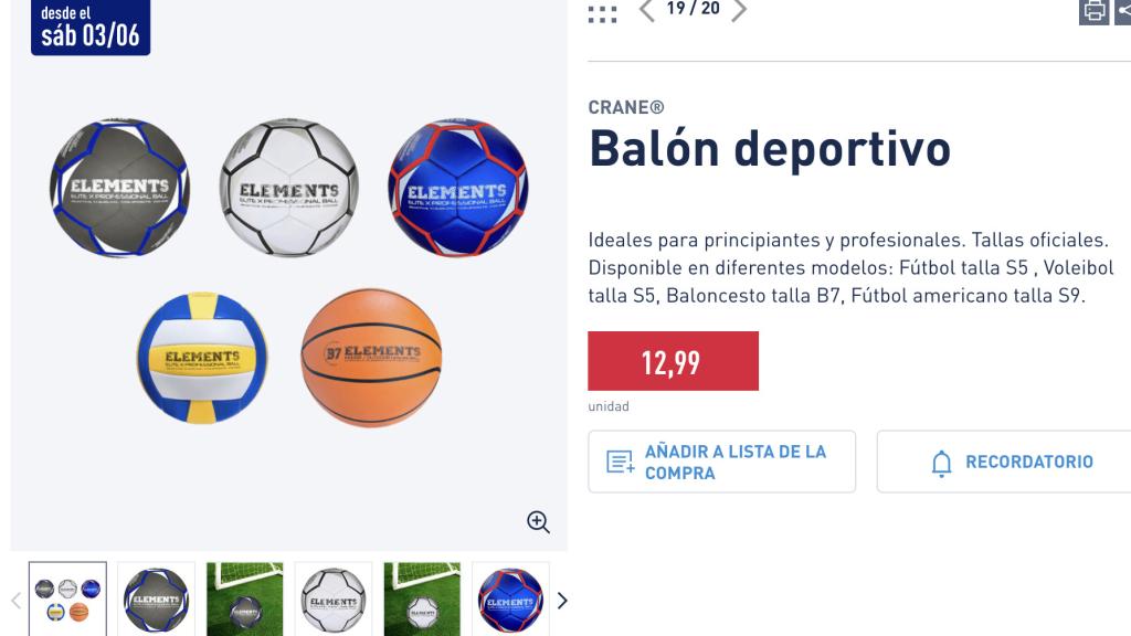 Balón deportivo.