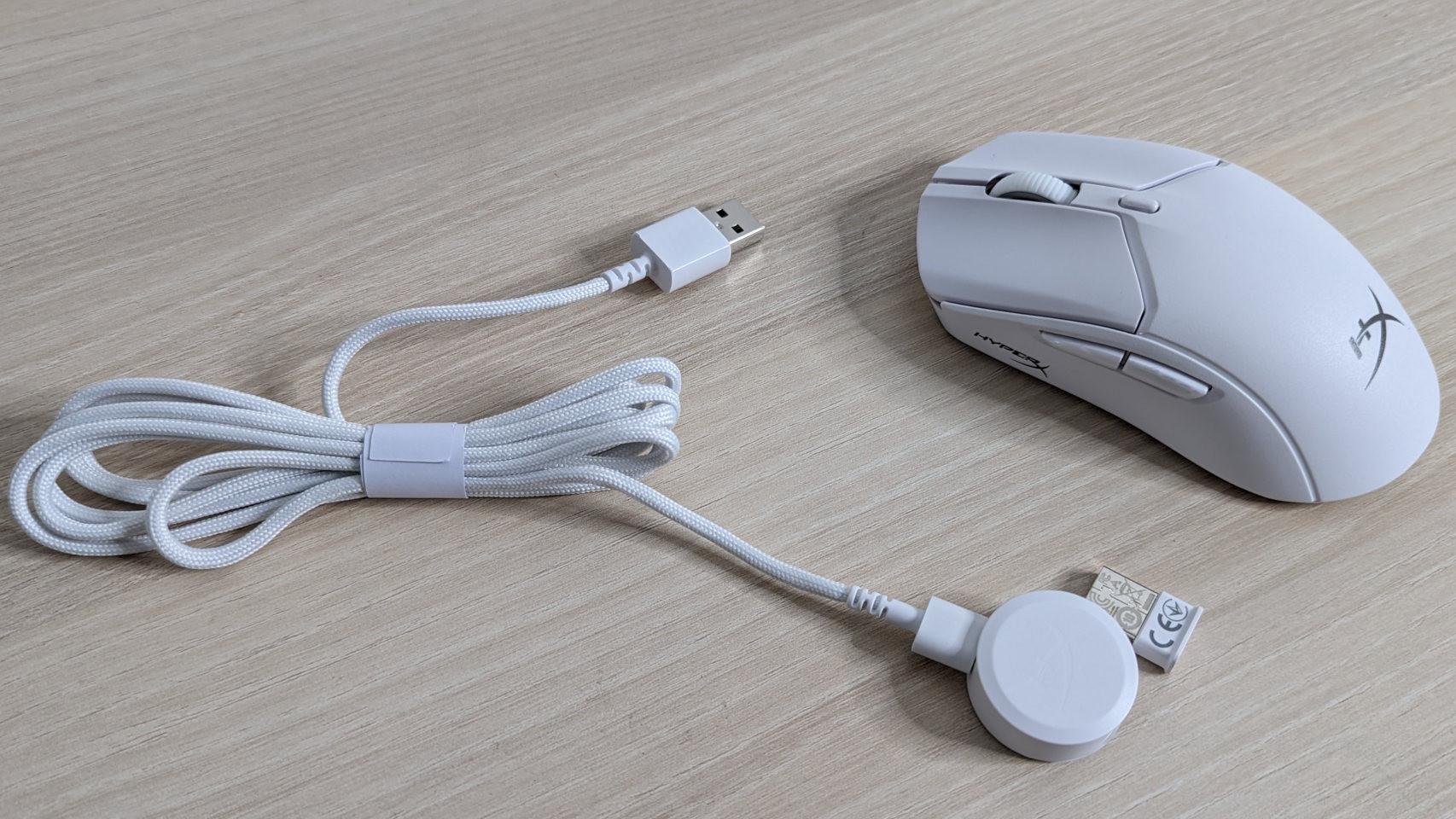 HyperX incluye un adaptador para aprovechar la velocidad de su nuevo ratón