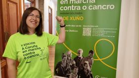 Rebeca Gómez, paciente de cáncer