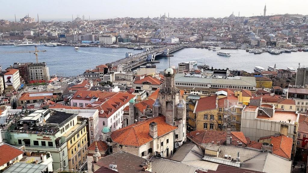 Vista aérea de Estambul.