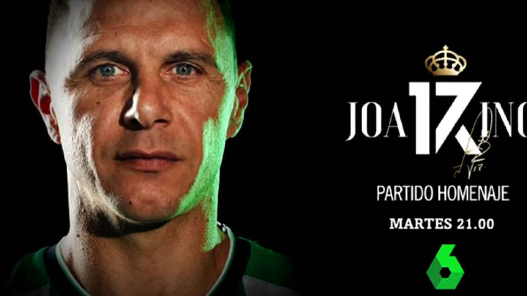 El 'last dance' de Joaquín:  laSexta emite el partido homenaje al futbolista del Real Betis este martes