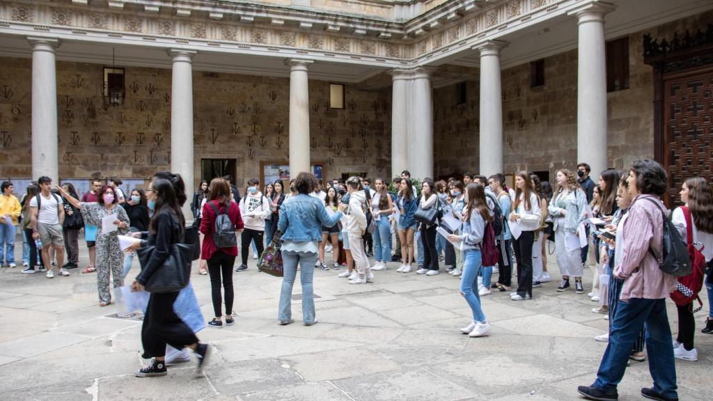 Exámenes de la EBAU en la Universidad de Salamanca