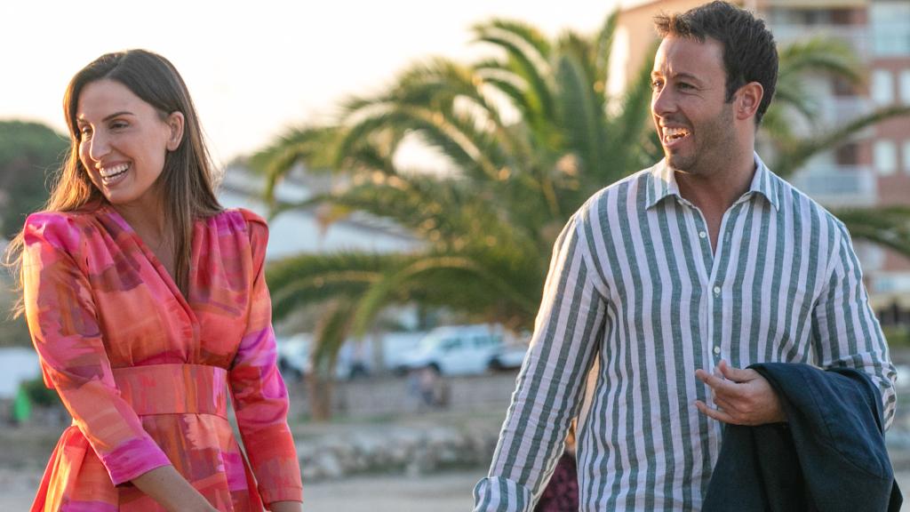 Claudia Collado y Matías Prats Jr. en su preboda en Barcelona.