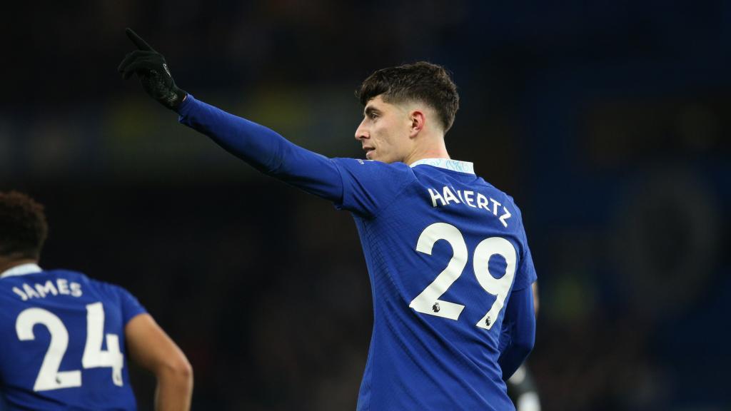 Kai Havertz, durante un partido del Chelsea