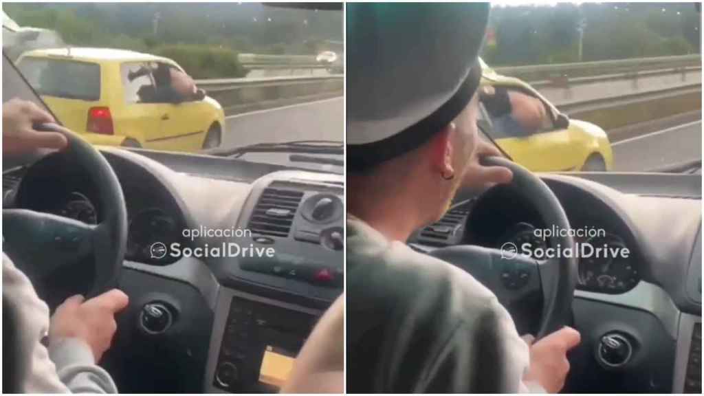 Un curioso incidente en una autopista gallega se hace viral en Twitter