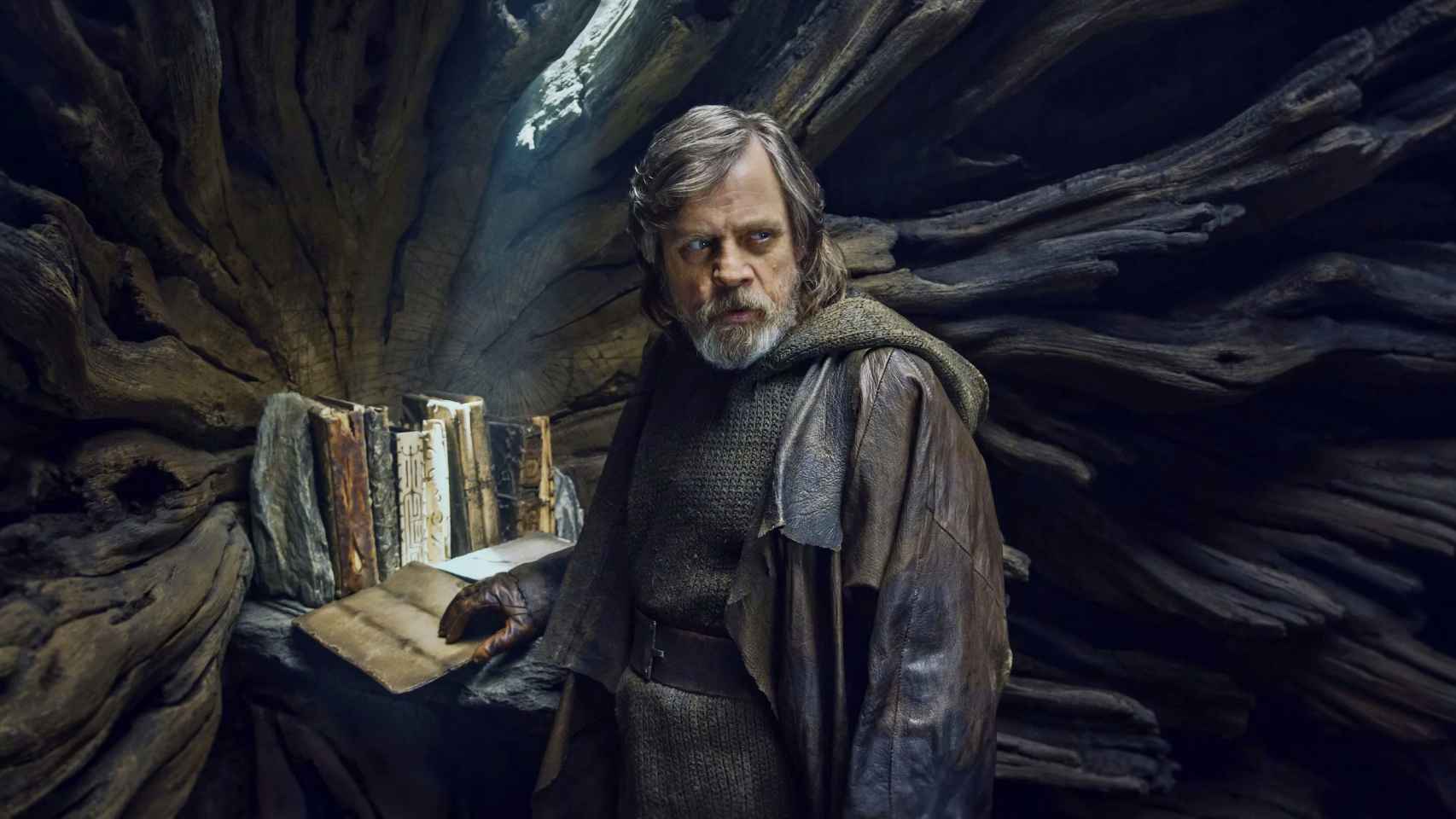 Mark Hamill en una de sus apariciones más recientes como Luke Skywalker.