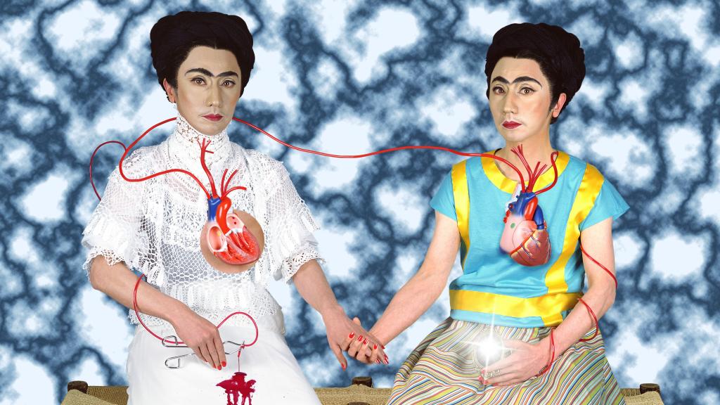 Yasumasa Morimura: 'Dialogue with myself', 2001 (detalle)