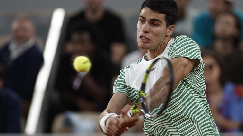 Carlos Alcaraz, en Roland Garros 2023