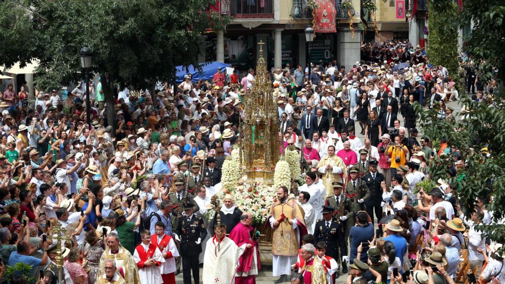 Procesión del Corpus en Toledo en 2022. Foto: Óscar Huertas.