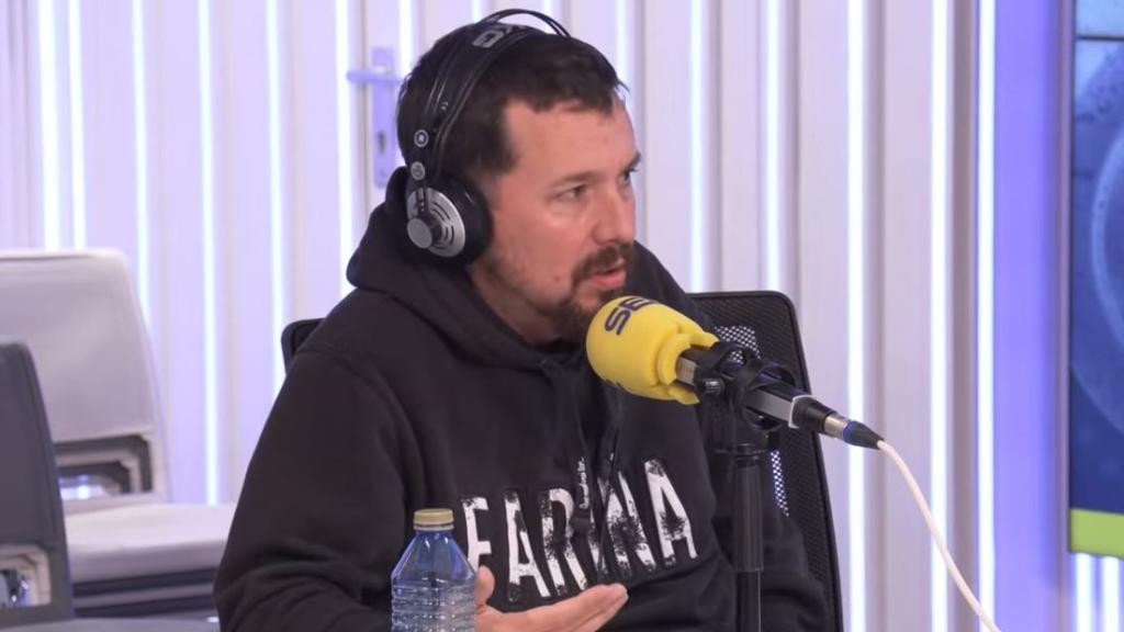 Pablo Iglesias en el programa 'Hora 25'.