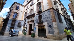 Imagen del hotel Palacio de Solecio, en la calle Granada de Málaga.