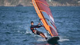 Martín Maciel, del Club de Vela Playa de Oza.