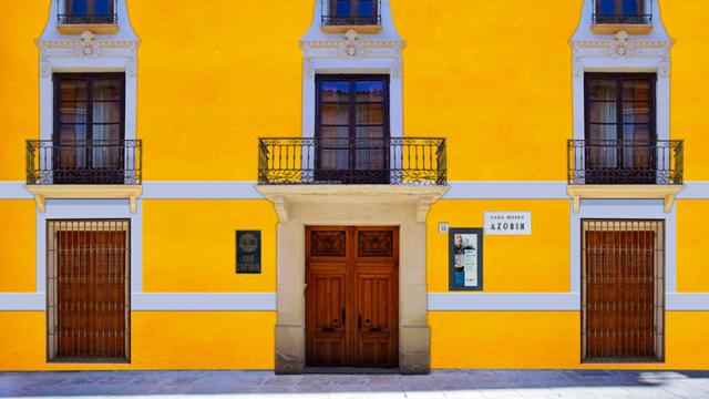 Fachada de la Casa Museo Azorín en Monóvar.