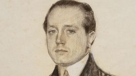 Retrato de Azorín, de Ramon Casas. Hacia 1904-1905