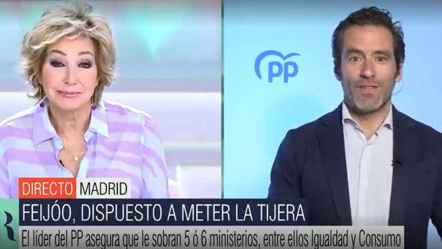 Borja Sémper, portavoz de campaña del PP, interviene en 'El Programa de Ana Rosa' de Telecinco.