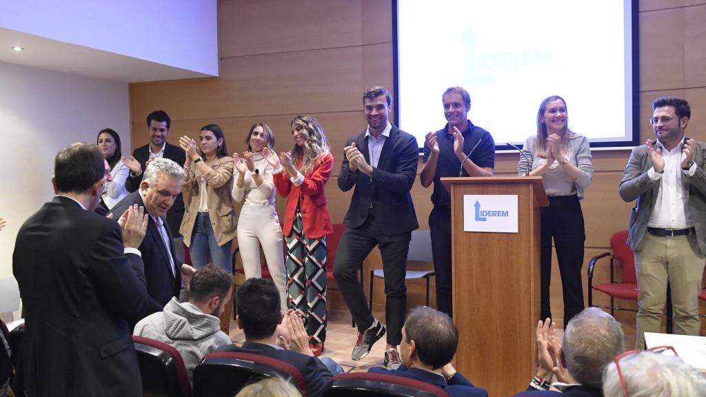 Miembros de Lideremos en uno de los actos llevados a cabo durante al año pasado en Cataluña.