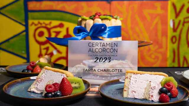 La tarta Charlotte, ganadora del III Certamen Alcorcón Cultura Gastronómica