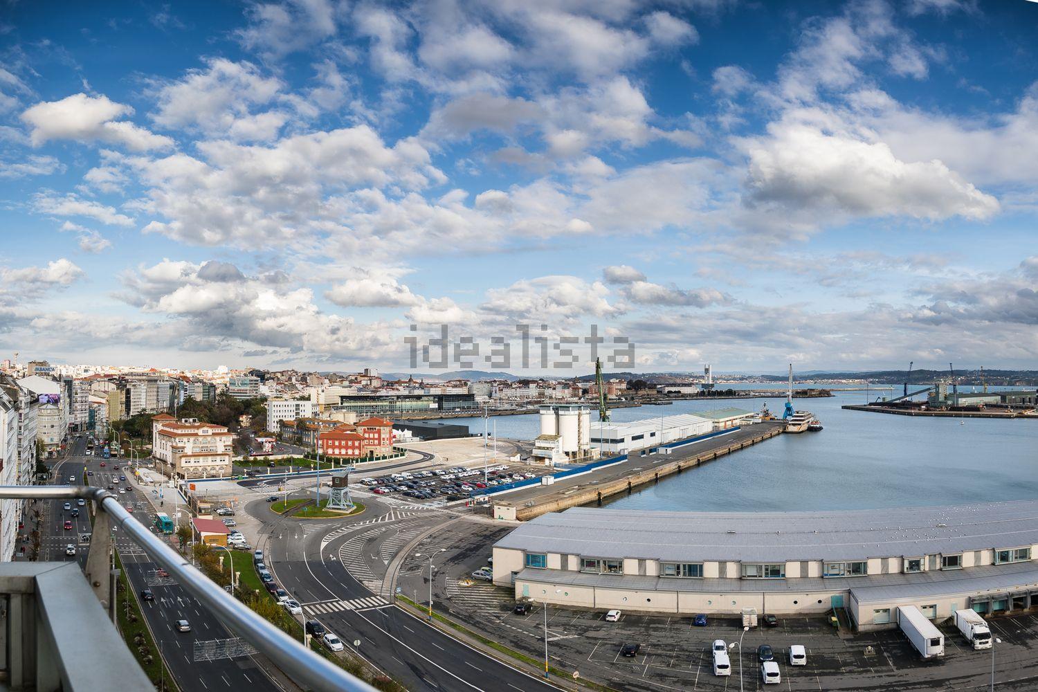 Vistas del piso a la venta más caro de A Coruña