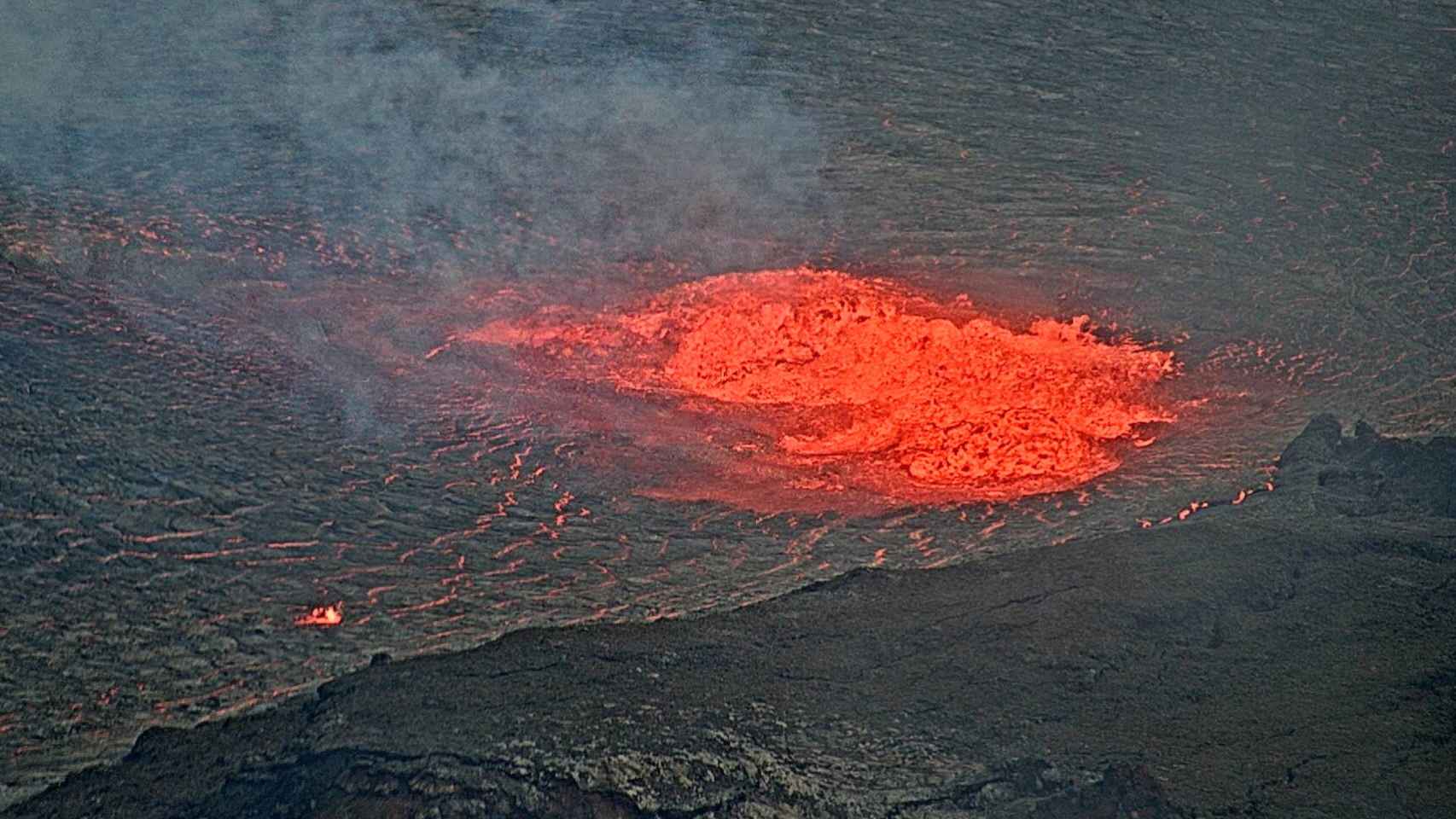 Volcán Kilauea en erupción.
