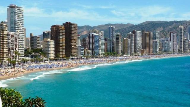 Playa de Levante, Benidorm.