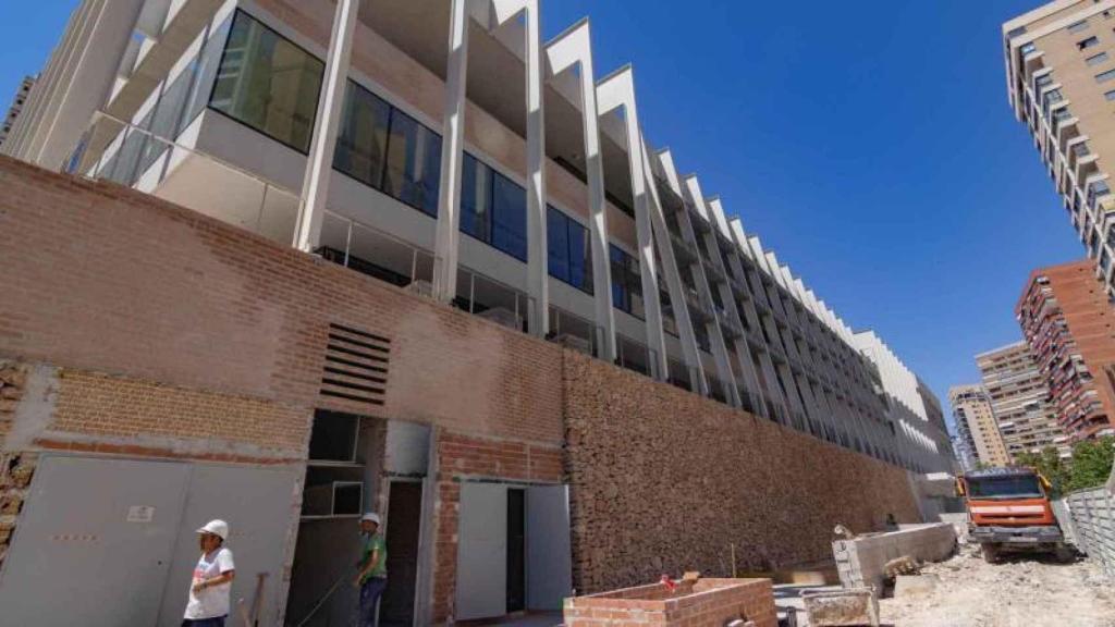 Obras en el Centro Cultural de Benidorm.