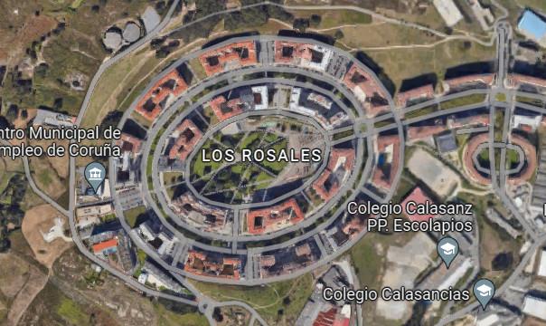 Los Rosales en Google Maps