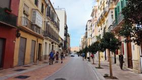 Parte de la calle Carretería ya terminada y abierta.