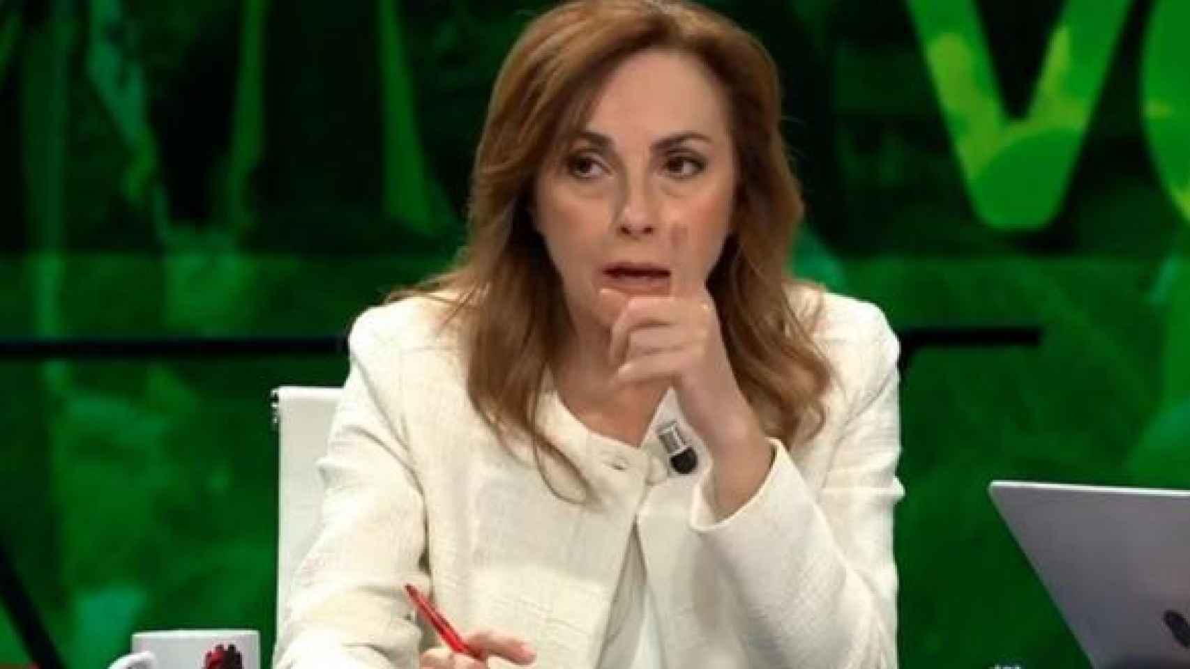 Angélica Rubio, durante un debate en LaSexta.