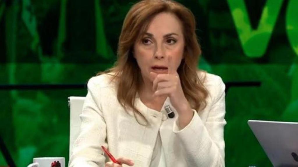 Angélica Rubio, durante un debate en LaSexta.
