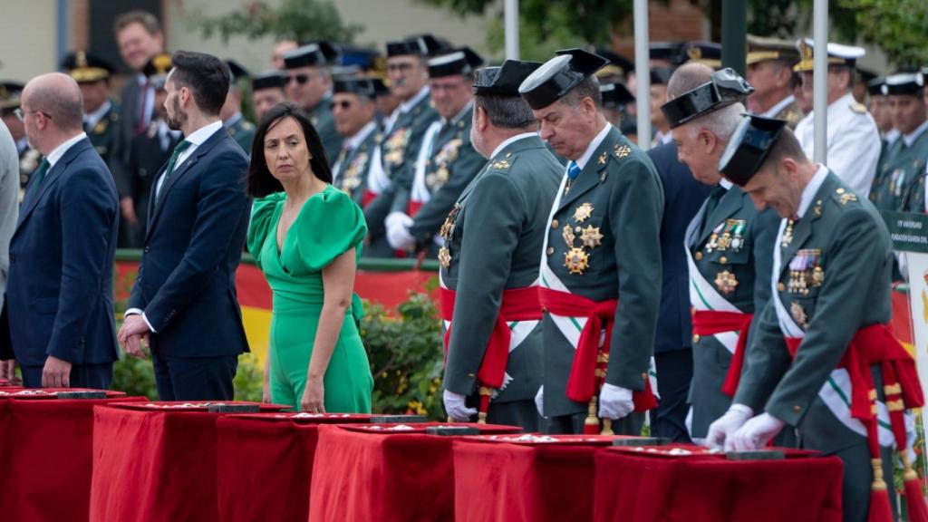 Mercedes González, directora de la Guardia Civil,  en un acto durante su breve mandato.