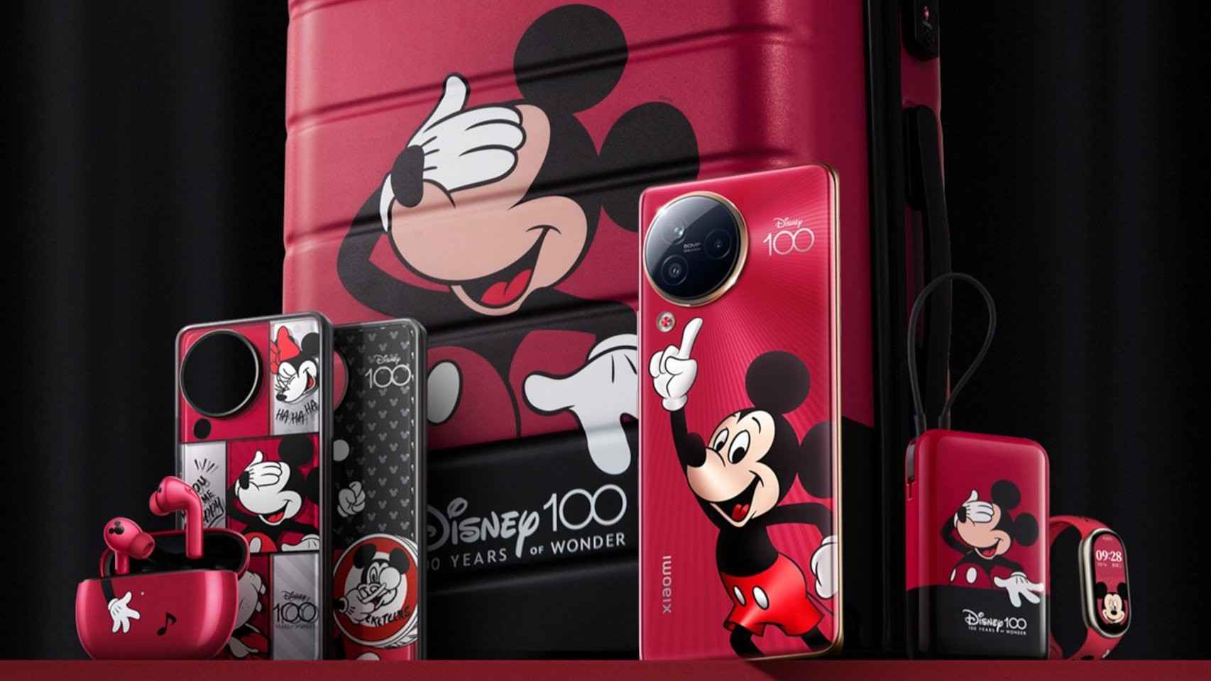 La gama de productos de Xiaomi por el centenario de Disney