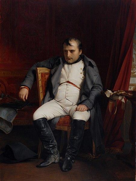 La abdicación de Napoleón. https://es.wikipedia.org
