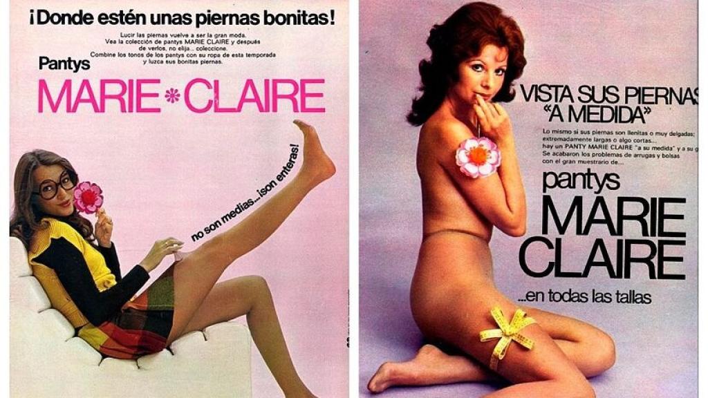 Publicidad de los años de oro de Marie Claire. EE