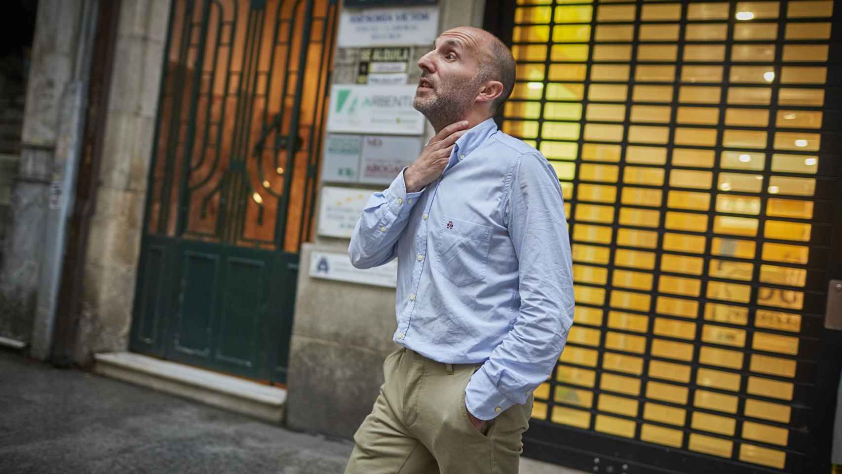 El alcalde Ourense y candidato a la reelección por Democracia Ourensana, Gonzalo Pérez Jácome, a 28 de mayo de 2023.