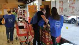 Voluntarios del Mayo Solidario del Banco de Alimentos de Vigo.